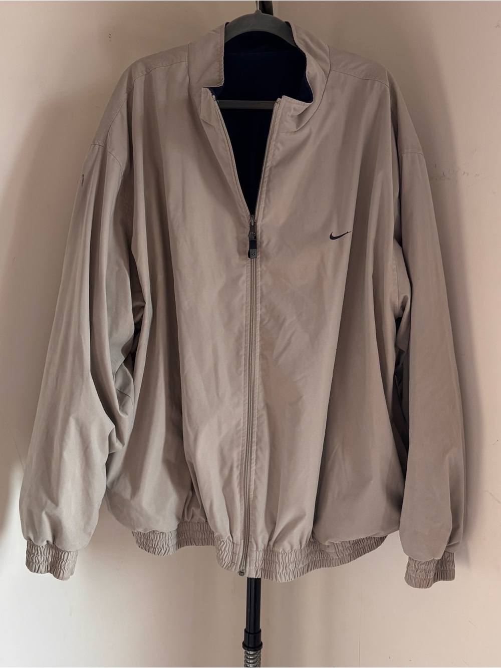 Vintage Y2K Nike Therma-Fit Reversible Nylon/Fleece Jacket Men’s